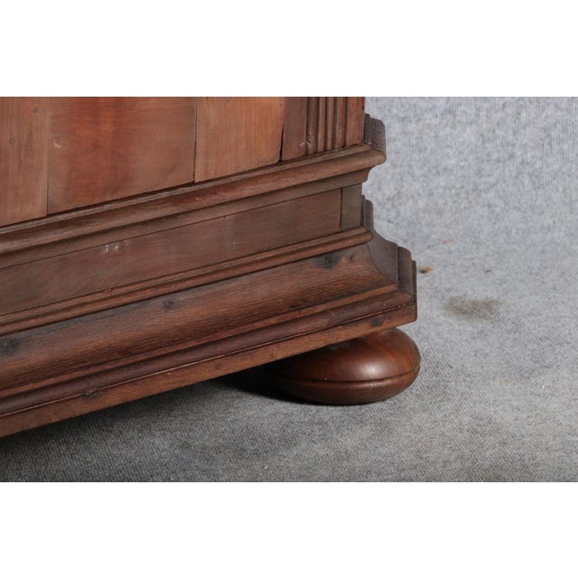 Small Antique Baroque Cabinet in Oak, 1780 For Sale - Image 11 of 18