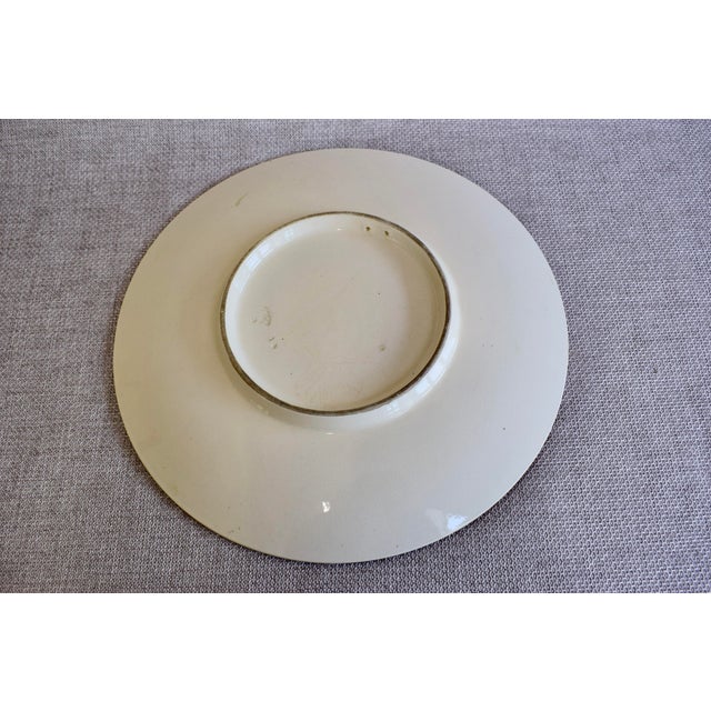 Ceramic Large Wall Plate by Longchamp, 1890s For Sale - Image 7 of 9