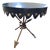 Antique Round Neoclassical Crossed Arrow Side Table For Sale