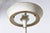Fine French Art Deco ivory lacquered metal lamp with a glass insert on the shade, 1930s. Original condition, ivory and...