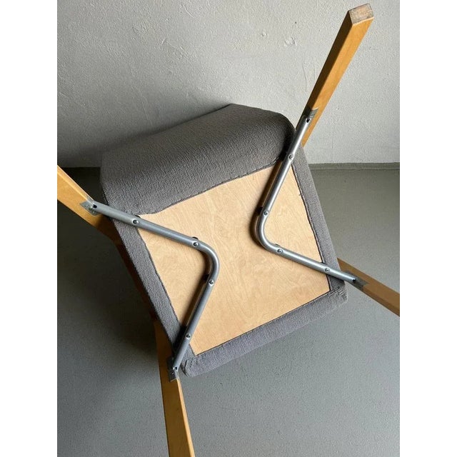 Scandinavian Gray Easy Chair | 1980s For Sale - Image 11 of 12