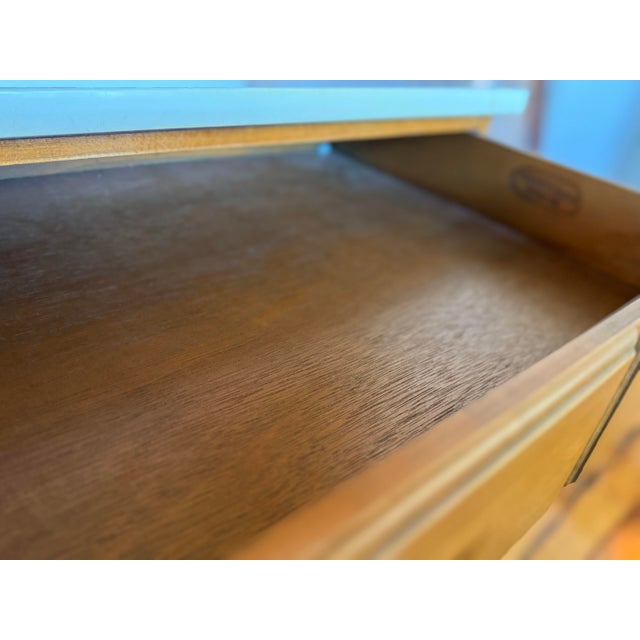 Vintage Pennsylvania House Corner Desk With Bookcase/Hutch For Sale - Image 6 of 10