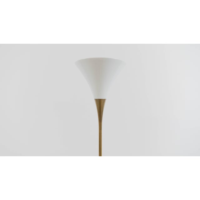 Metal Lonea Floor Lamp in Brass by Florian Schulz For Sale - Image 7 of 14