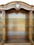 Wood 1960s Karges Burled Walnut Louis XVI French Regency Breakfront Bookcase Cabinet For Sale - Image 7 of 18