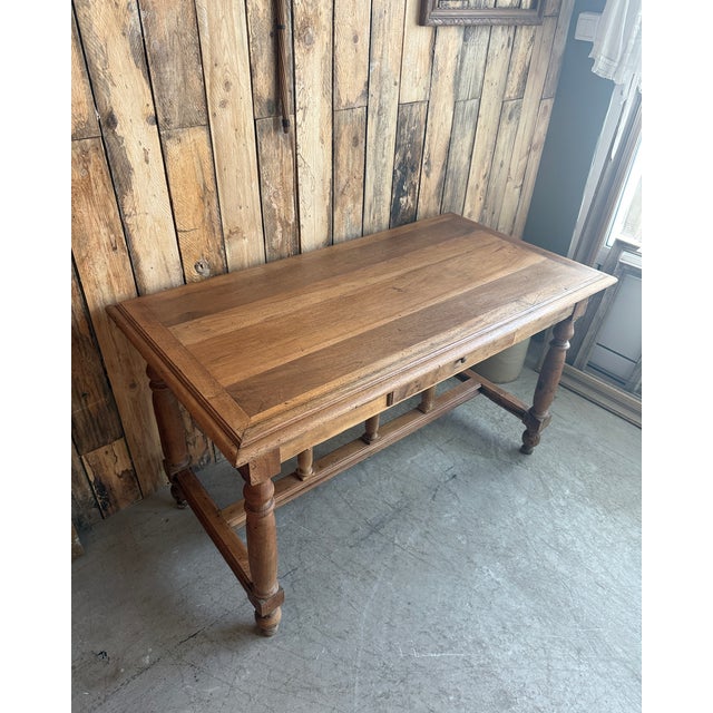 Antique Farmhouse Table, 1890s For Sale - Image 3 of 12