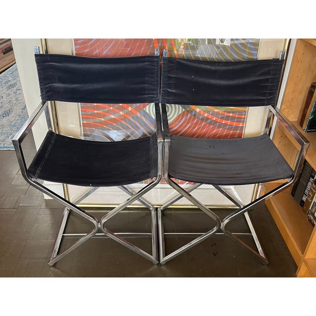 For exquisite glam style and comfort, these glam / disco era directors chairs will never let you down. Perfect as an...