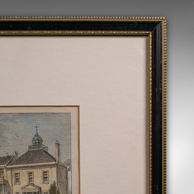 Glass Antique Surgeon Square Picture, Edinburgh, Art, Medical Interest, Late Victorian For Sale - Image 7 of 9