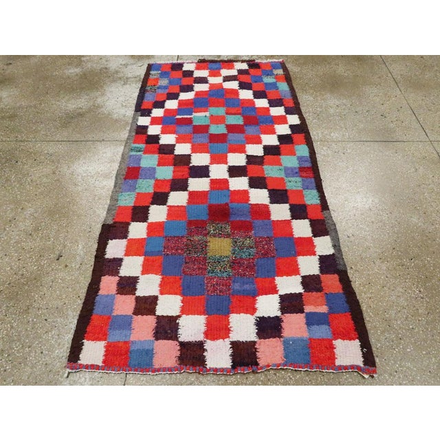 Galerie Shabab Collection Mid-20th Century Persian Flatweave Kilim Accent Rug For Sale - Image 4 of 9