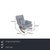 With the rolf benz yoko rocking chair, you bring a piece of the german manufacturer's first outdoor collection to your...
