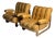 Vintage Italian Armchairs in Leather, 1970, Set of 2 For Sale