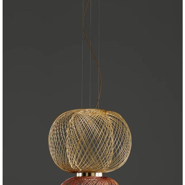 Top 45 / Bottom 90 Suspension Lamp by Stephen Burks for Parachilna For Sale - Image 9 of 14