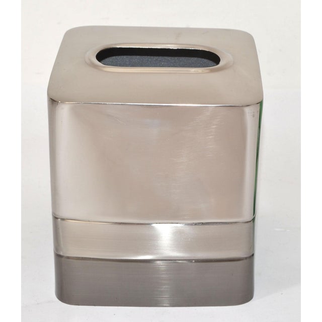 Handcrafted in India, the Stainless Steel Boutique Box adds a fine, exotic touch to your bathroom space. This stainless...