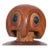 1960s Vintage Teak Parrot Bottle Stopper Cork Denmark For Sale