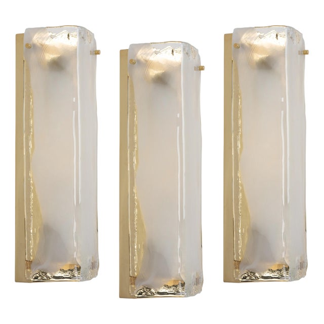 Mid-Century Murano Glass Wall Sconce from Kalmar, Austria, 1960s For Sale