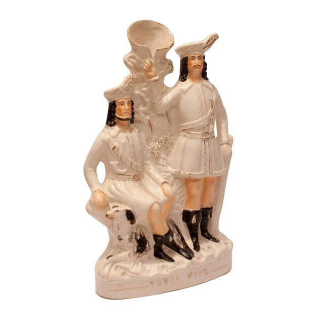 Late 19th Century Circa 1860 Staffordshire Robin Hood, England For Sale - Image 5 of 7