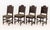 Jacobean Set of Eight Jacobean Carved Oak Dining Chairs For Sale - Image 3 of 16
