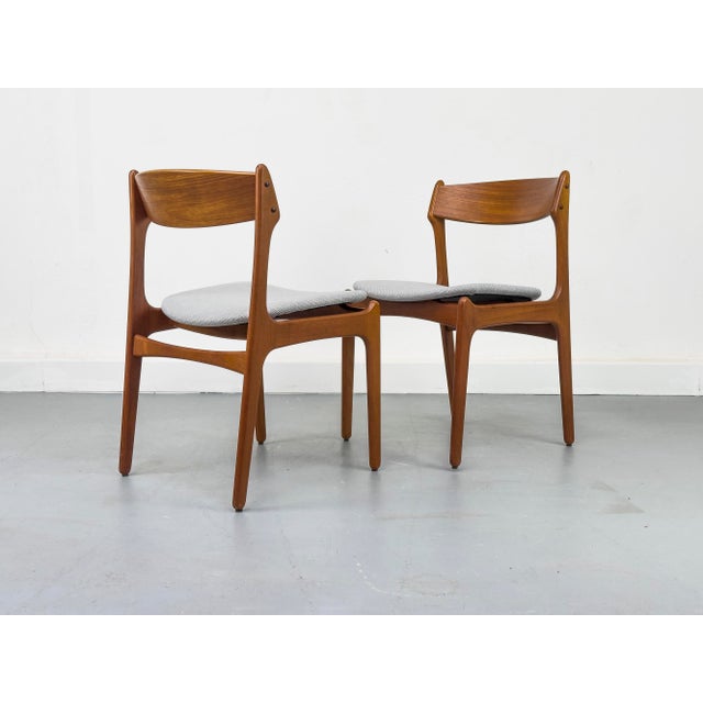 Danish Teak Dining Chairs by Erik Buch for Od Møbler, 1960s, Set of 4 For Sale - Image 14 of 18