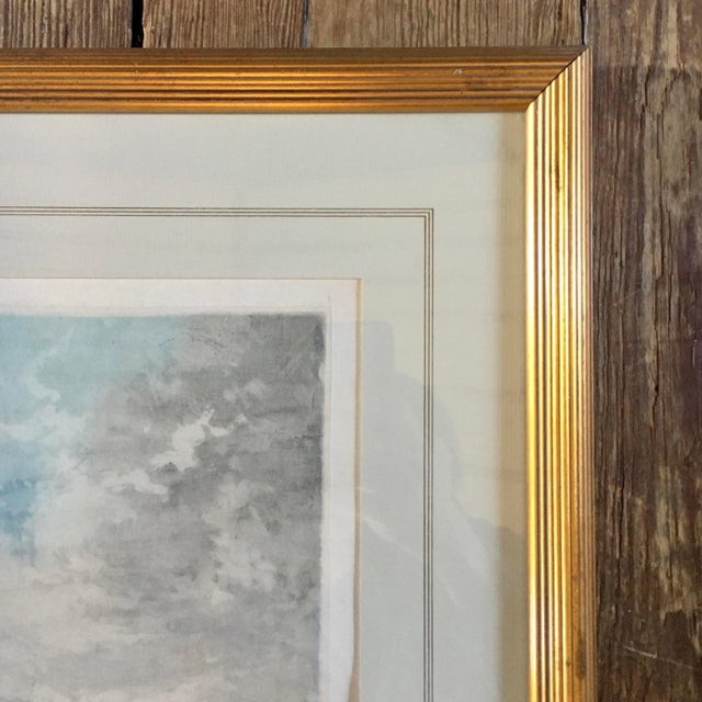 20th Century Manuel Robbe Aka: Alphonse Lafitte Aquatint, "Bateaux Échoués" For Sale In Baltimore - Image 6 of 9