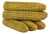 Set of 6 Vintage Primitive Hand Carved and Painted Corn Cob Decoys For Sale