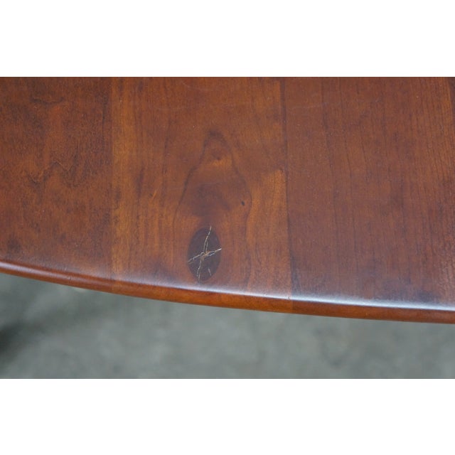 Vintage Lexington Bob Timberlake Cherry Queen Anne Farmhouse Dining Table 94" For Sale - Image 10 of 18