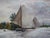 Victor Trevett, Dutch Seascape, Mid Century, Oil on Canvas For Sale - Image 12 of 14