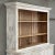 Grand 19th Century French Rustic Neoclassical Bookcase in Whitewashed Pine For Sale In Dallas - Image 6 of 13
