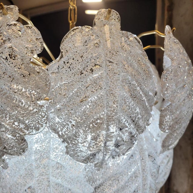 Chandelier in Murano Glass and Metal from Mazzega, Italy, 1970s For Sale - Image 12 of 18