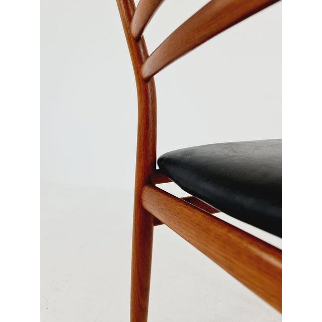 Danish Modern Teak Chair by Erling Torvits for Soro Stolefabrik, 1960s For Sale - Image 9 of 11