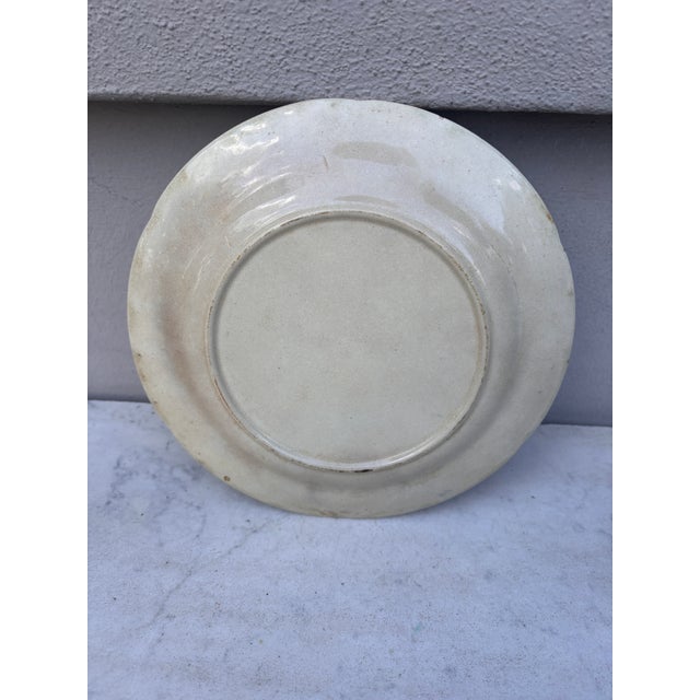 1910s French Majolica Duckling Plate Keller & Guerin Saint Clement, Circa 1900 For Sale - Image 5 of 5