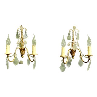 French Wall Chandeliers, 1920, Set of 2 For Sale