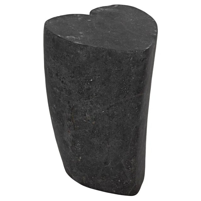 The unrivaled beauty of natural stone shines in this contemporary side table. The remarkable piece features a geometric...