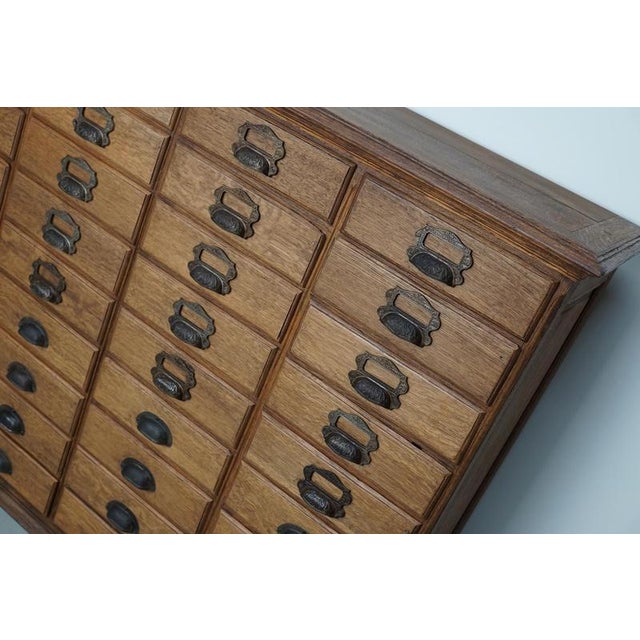 Antique French Oak Filing Cabinet from Chouanard, 1910s For Sale - Image 9 of 18