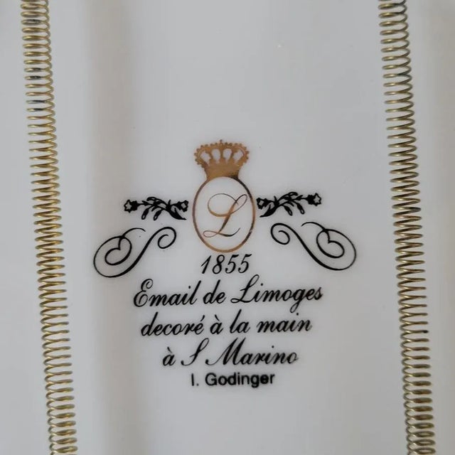 Ceramic Godinger Limoges 7.5 Salad Plates Tiger Elephant Lion Leopard - Set of 4 For Sale - Image 7 of 8