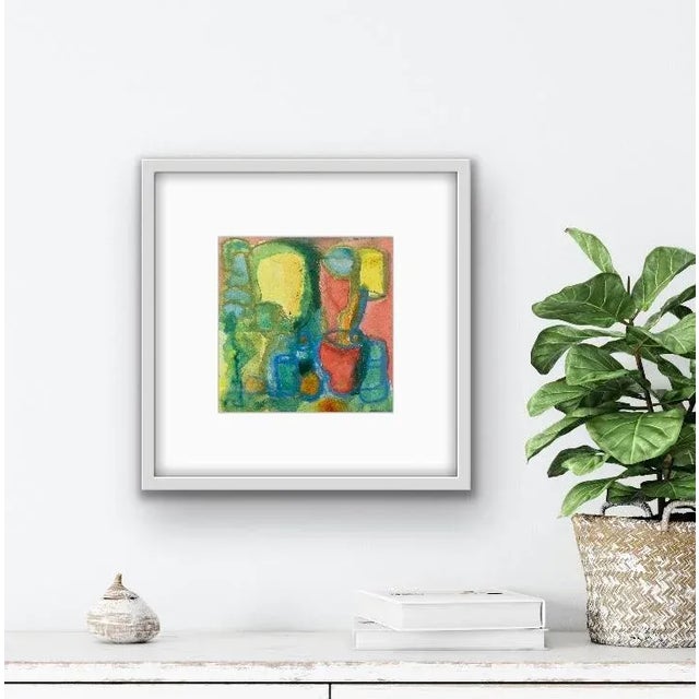 Stephanie Cate Contemporary Still-Life Watercolor Pastel Painting on Paper by Stephanie Cate For Sale - Image 4 of 6