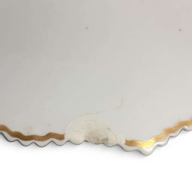 Ceramic Presentation Dish with Twin Handles by Chamberlain's Worcester, 1820 For Sale - Image 7 of 8
