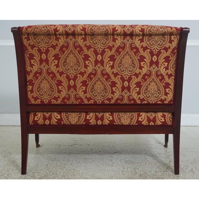 Antique 19th C. French Empire Bronze Mounted Settee Loveseat For Sale - Image 15 of 18