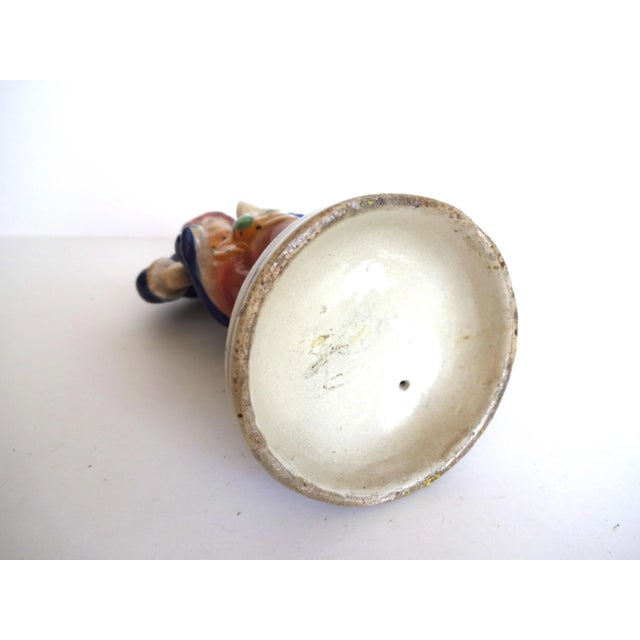 19th-Century Antique Staffordshire Figurine of a Man in a Blue Coat and Turban For Sale - Image 9 of 10