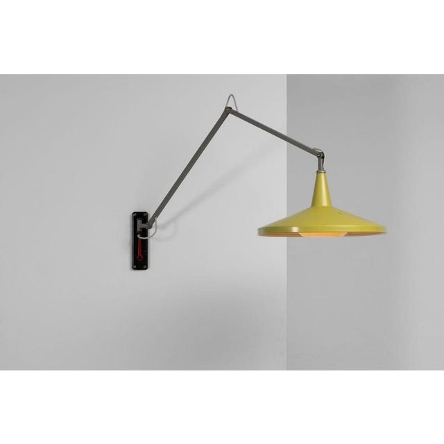 4050 Panama Wall Lamp by Wim Rietveld for Gispen, 1955 For Sale - Image 3 of 18