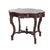 Victorian Antique Carved Flame Mahogany Turtle Top Table C1880 For Sale - Image 3 of 12
