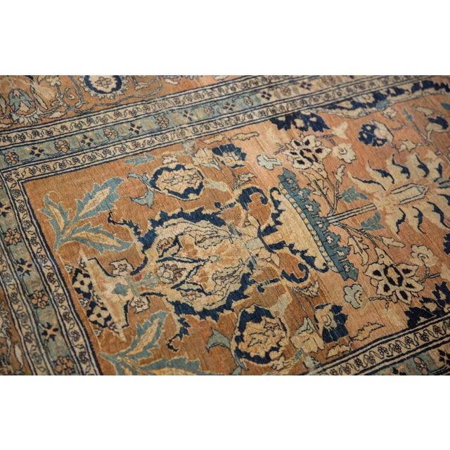 Antique Fine Tabriz Rug - 4'5" x 5'11" For Sale - Image 9 of 12