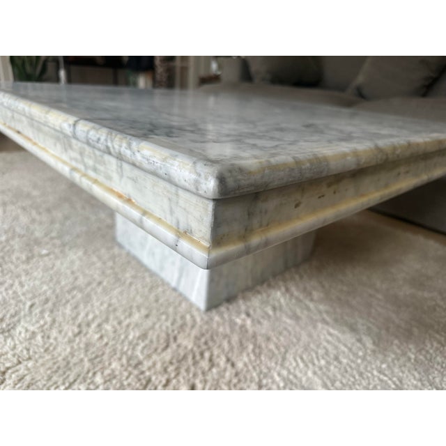 Vintage Italian Marble Coffee Table, 1970s For Sale - Image 6 of 13
