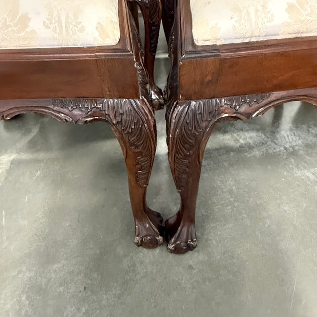 Maitland - Smith 1960s Set of 10 Ball and Claw Chippendale Dining Chairs For Sale - Image 4 of 15