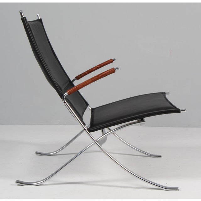 Metal Lounge Chair by Fabricius Kastholm for Lange Production, 2012 For Sale - Image 7 of 9
