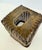 1970s Vintage Woven Brass Metal Tissue Box Cover For Sale - Image 5 of 11