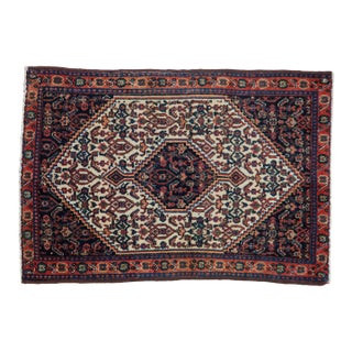 Vintage Senneh Rug Mat - 2'3" X 3'2" For Sale