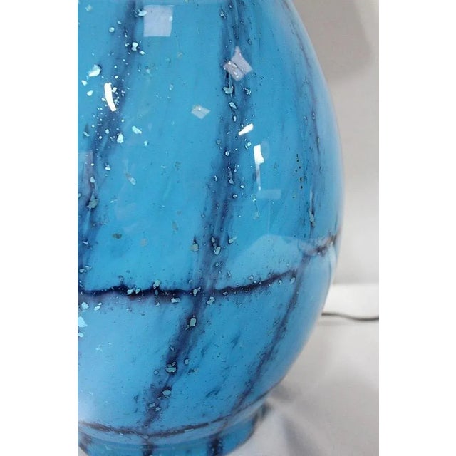 White & Blass Glass Table Lamp, 1950s For Sale - Image 13 of 18