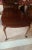 Brown Late 20th Century Colonial Style Dining Table With Dark Stain For Sale - Image 8 of 10