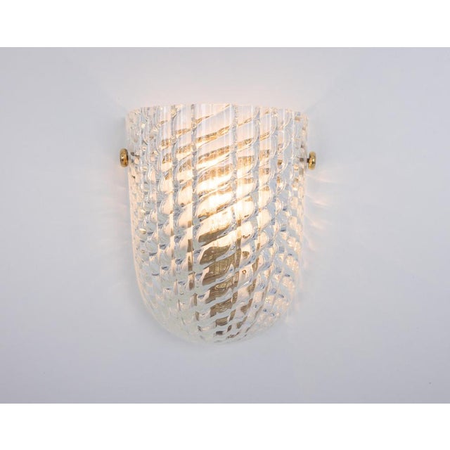 Murano Glass Wall Sconce in style of Barovier & Toso, Italy, 1970s For Sale - Image 10 of 12