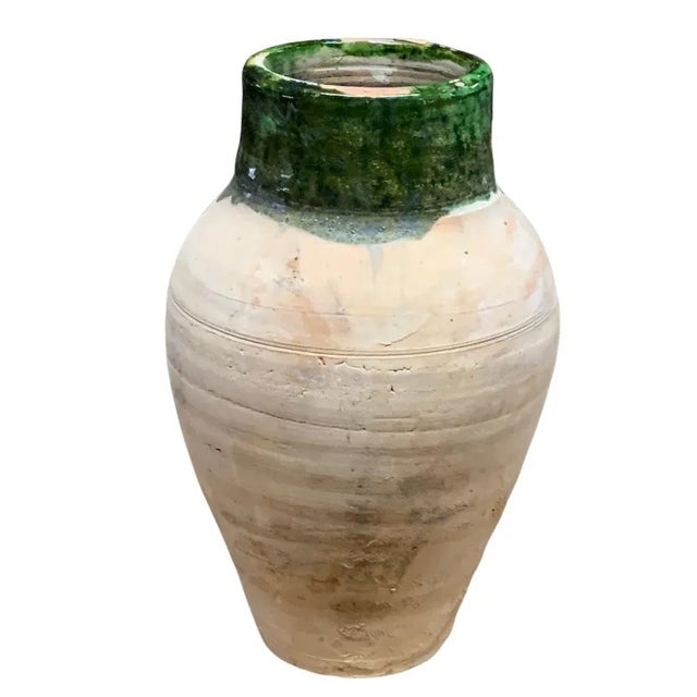 Vintage Turkish Terracotta Oil Jar For Sale - Image 4 of 6