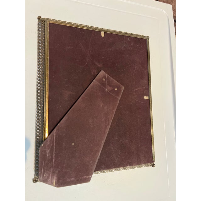 Gold Art Deco Filagree Frame For Sale - Image 8 of 8